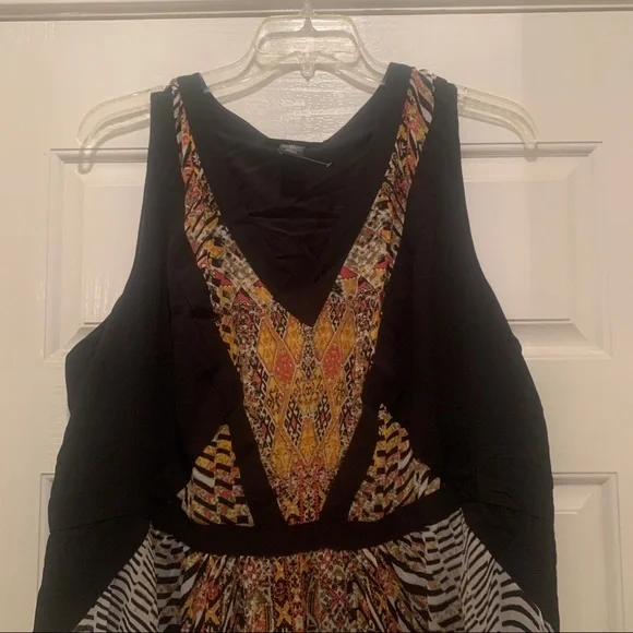 Lane Bryant Multicolor Sun Dress - Picture 6 of 8